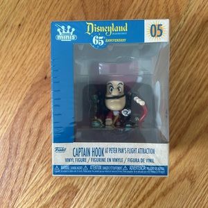 Captain Hook mini funko riding Peter Pan ride